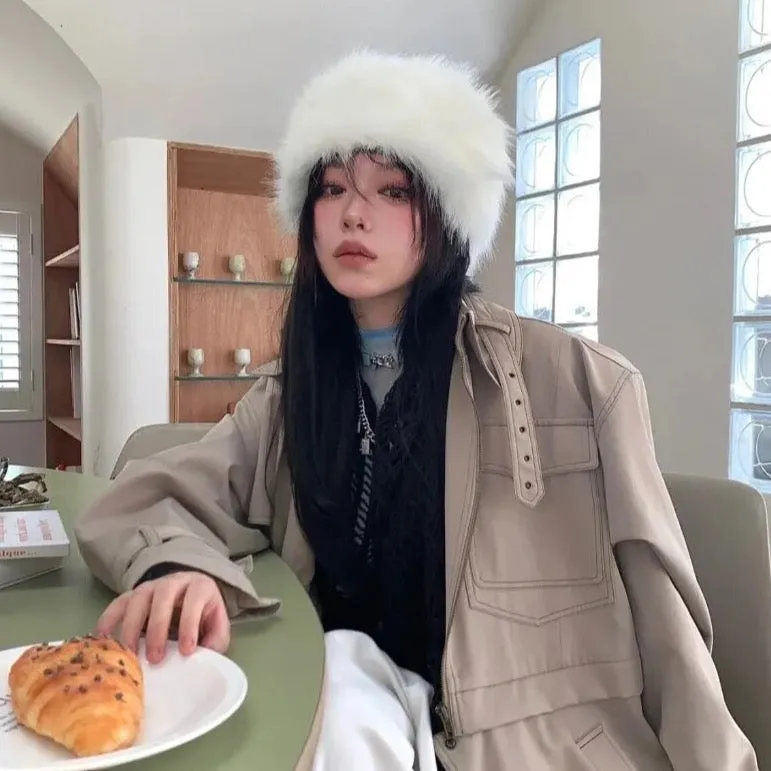 Shaggy Faux Fur Hats