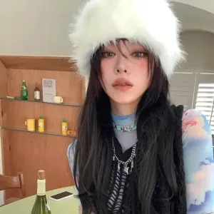 Shaggy Faux Fur Hats