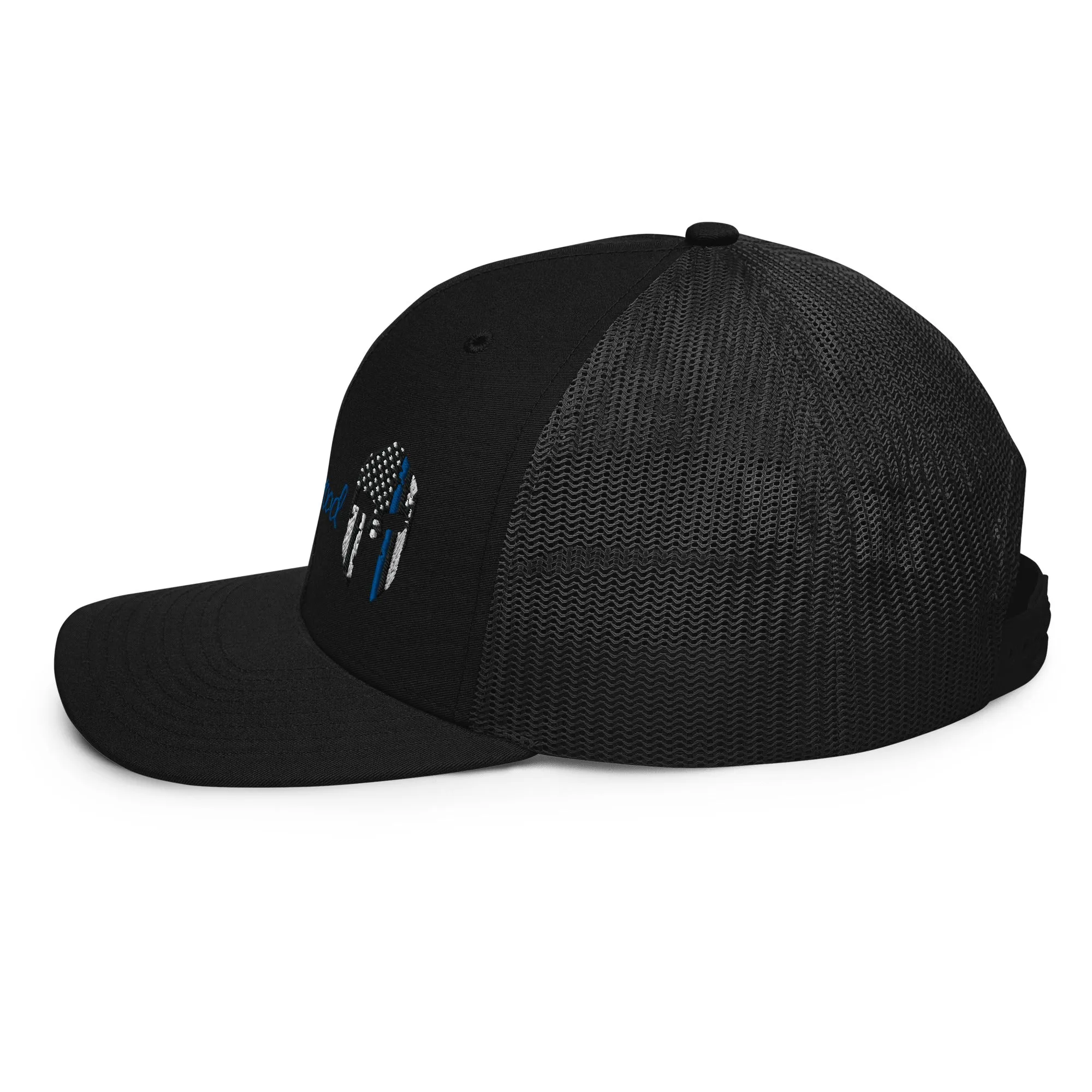 Shoreline Offroad Back the Blue Trucker SnapBack Cap