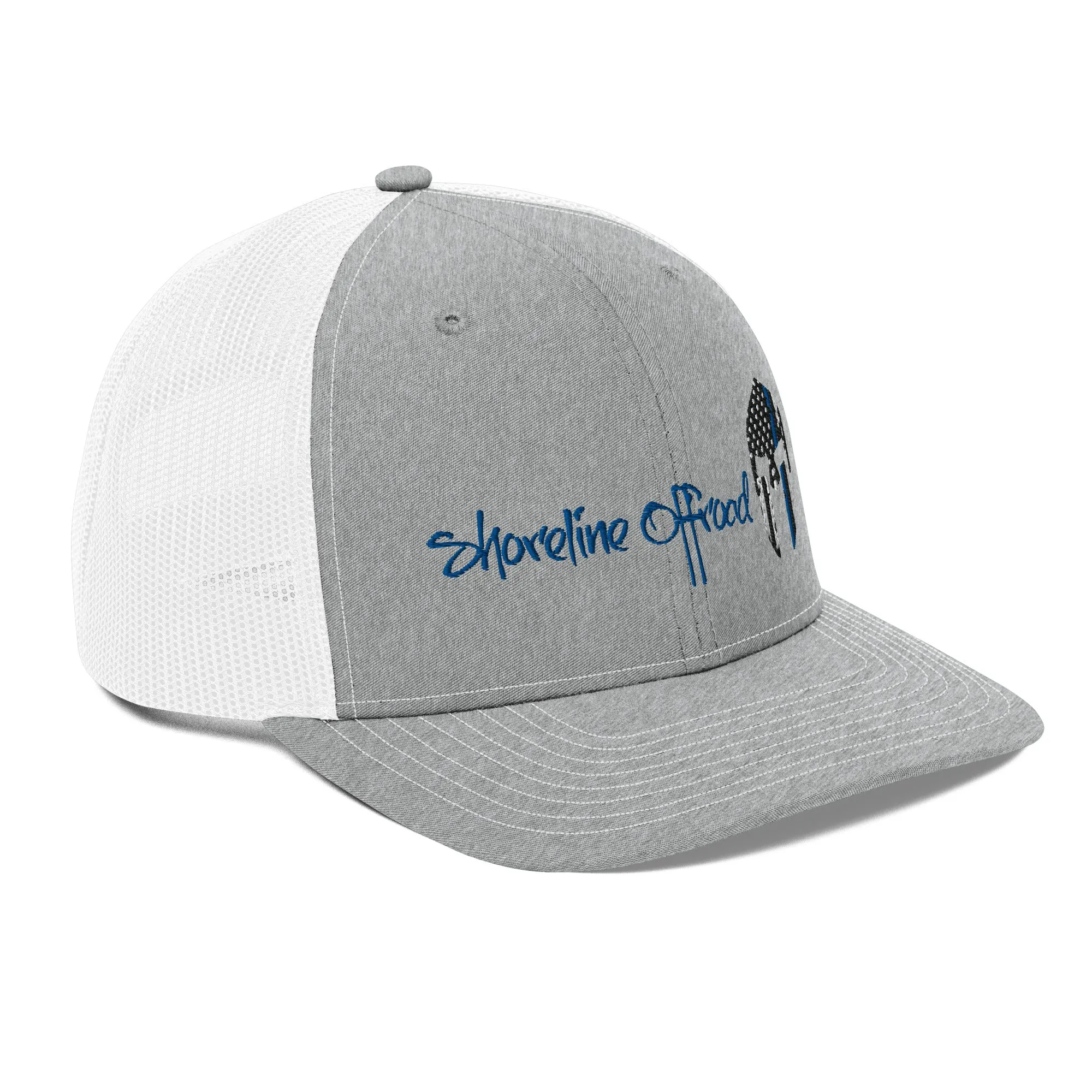 Shoreline Offroad Back the Blue Trucker SnapBack Cap