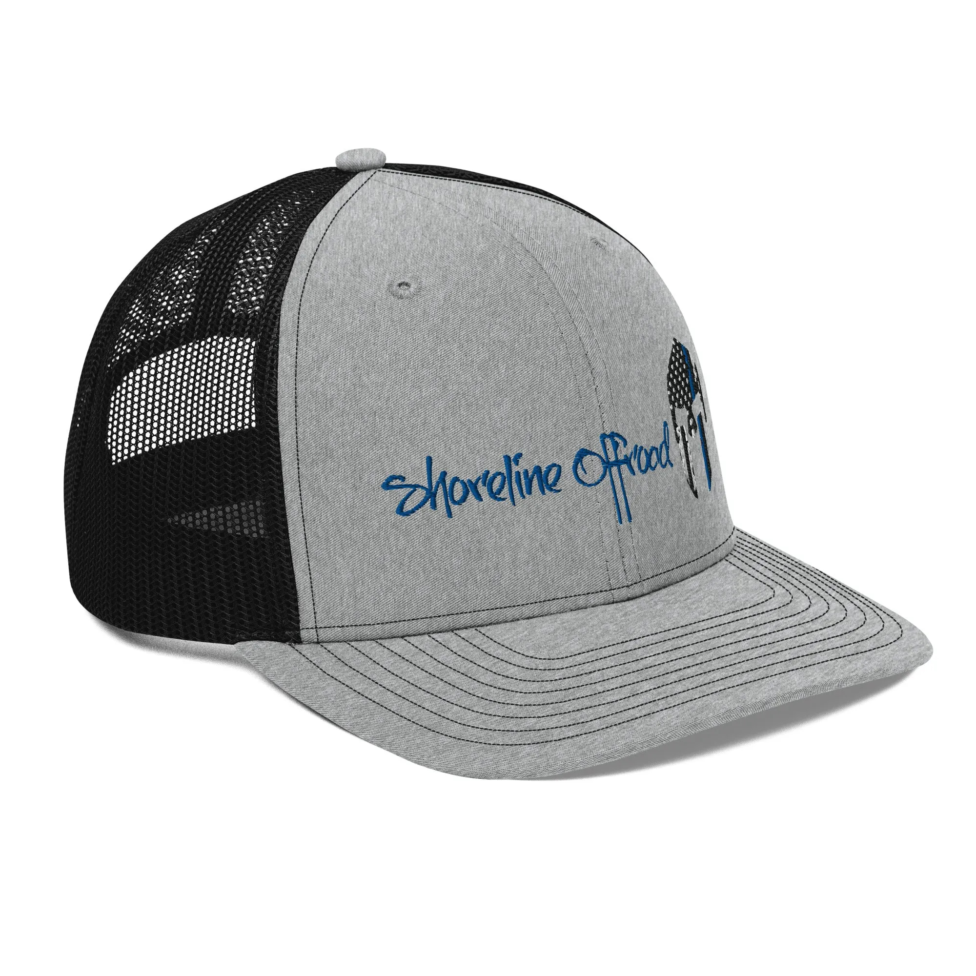 Shoreline Offroad Back the Blue Trucker SnapBack Cap