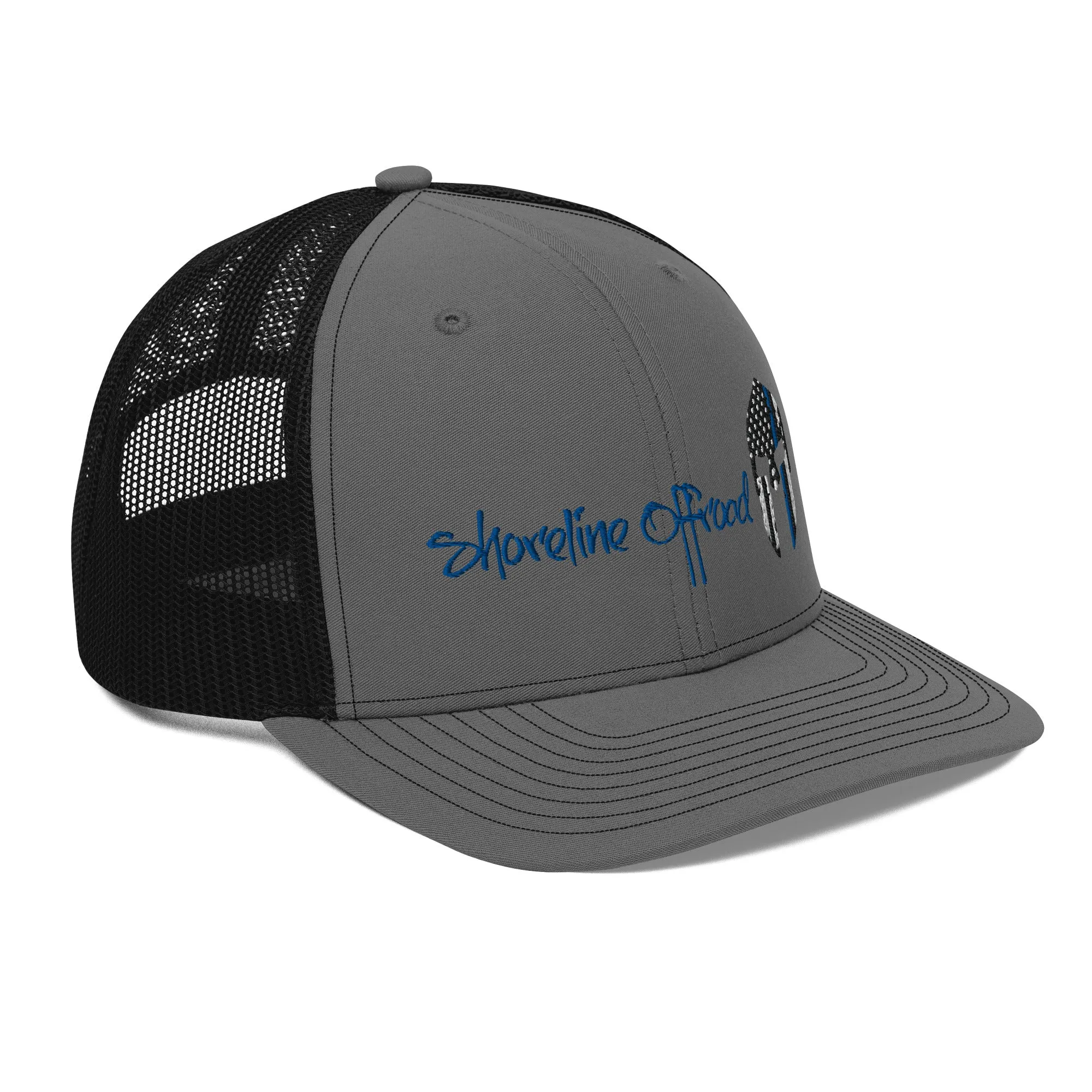 Shoreline Offroad Back the Blue Trucker SnapBack Cap