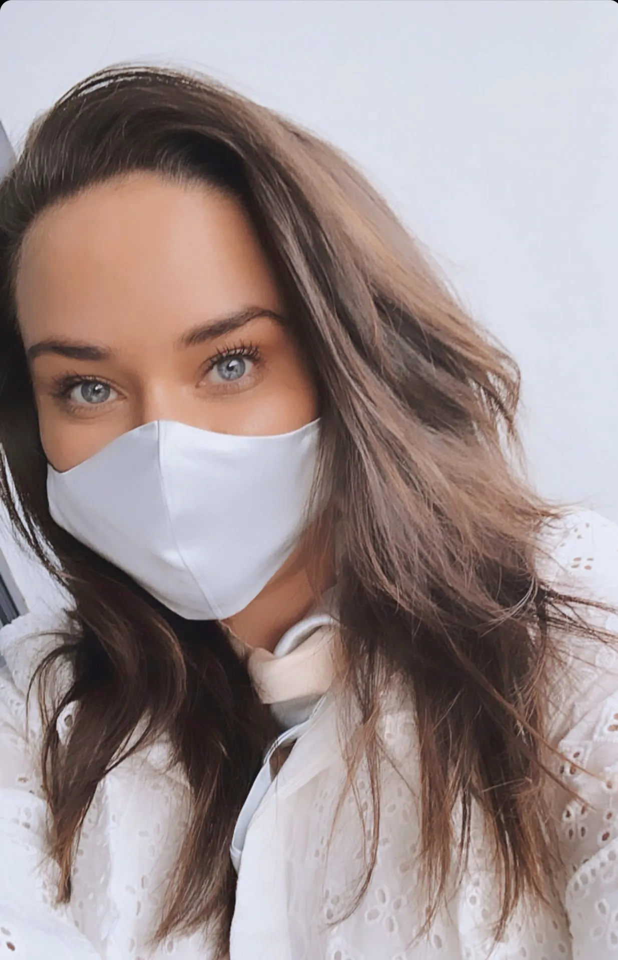 Silk Satin Face Mask :  made to order, options available
