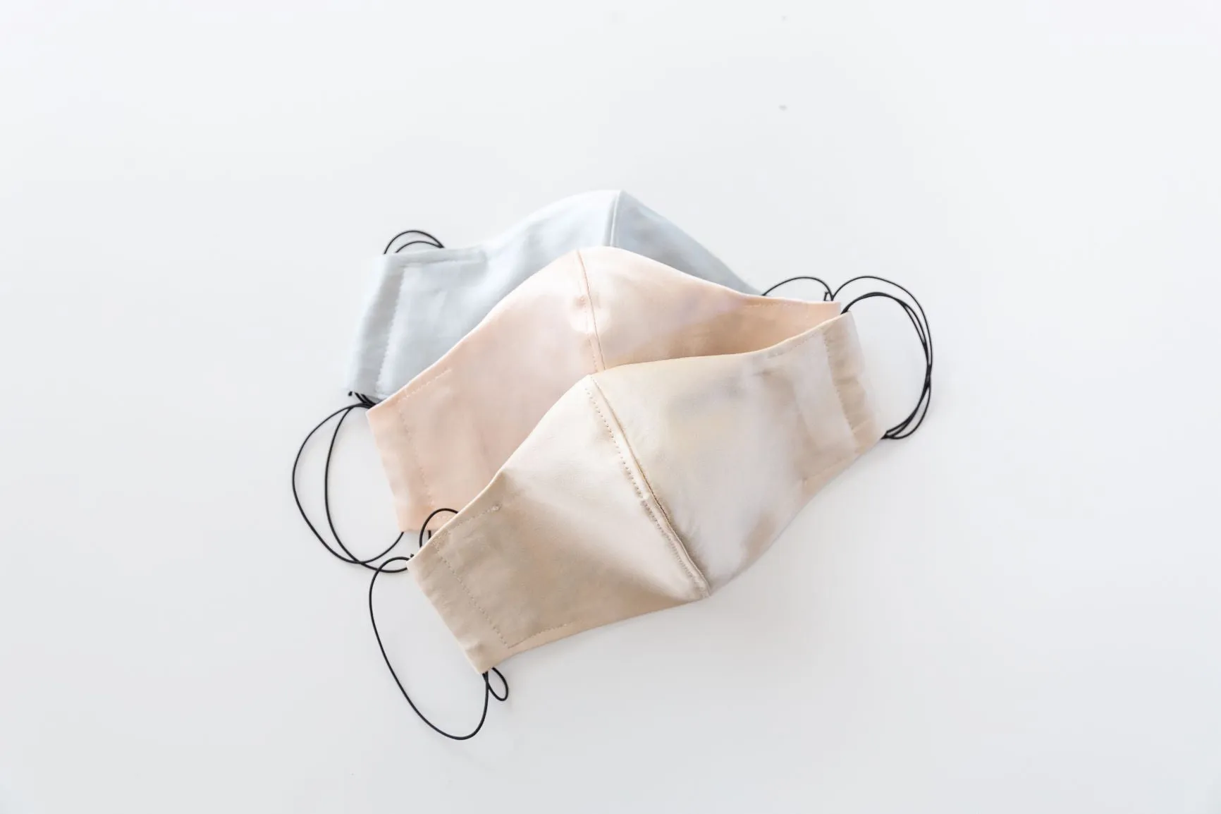 Silk Satin Face Mask :  made to order, options available