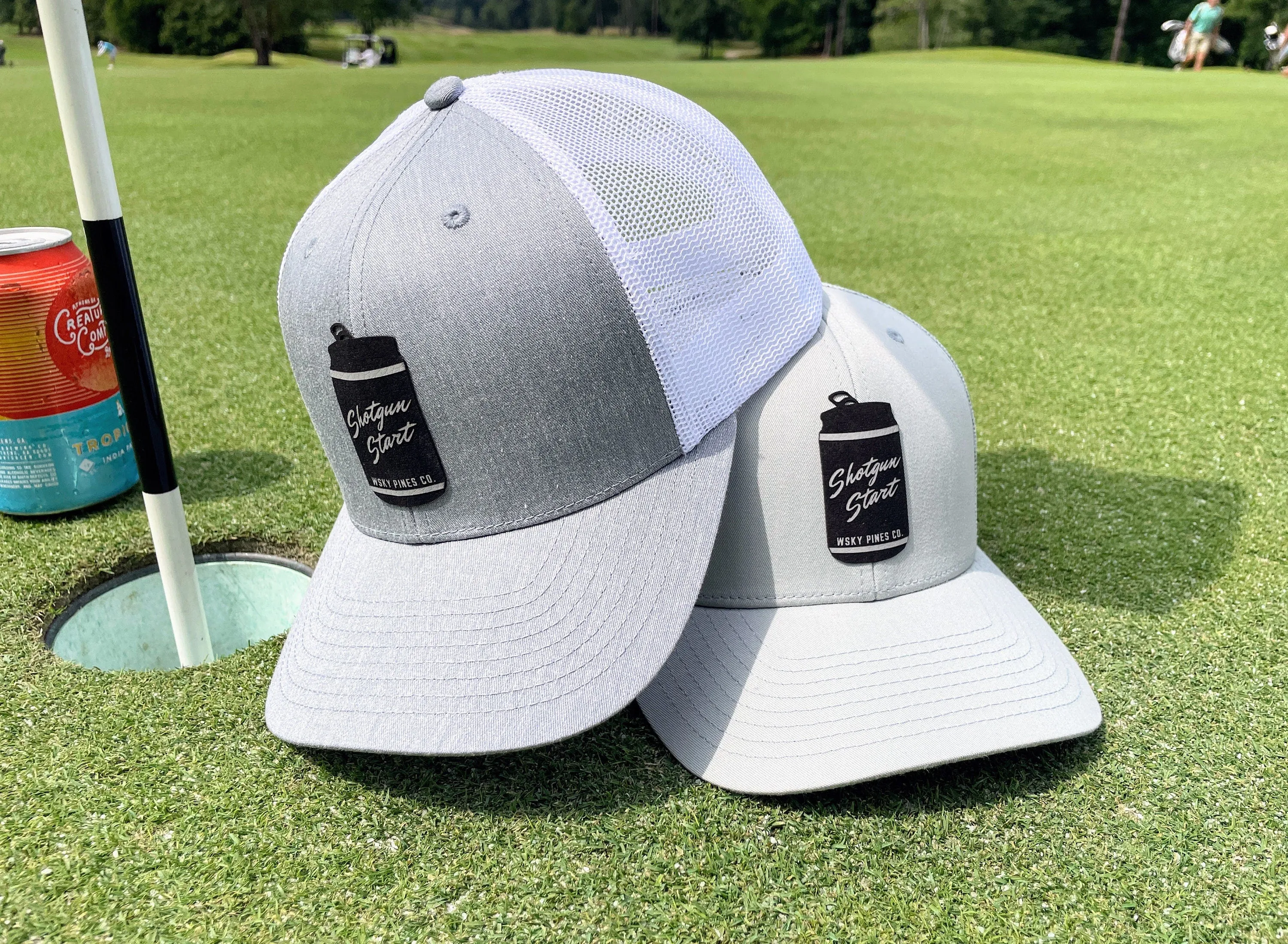 Silver "Shotgun Start" Hat