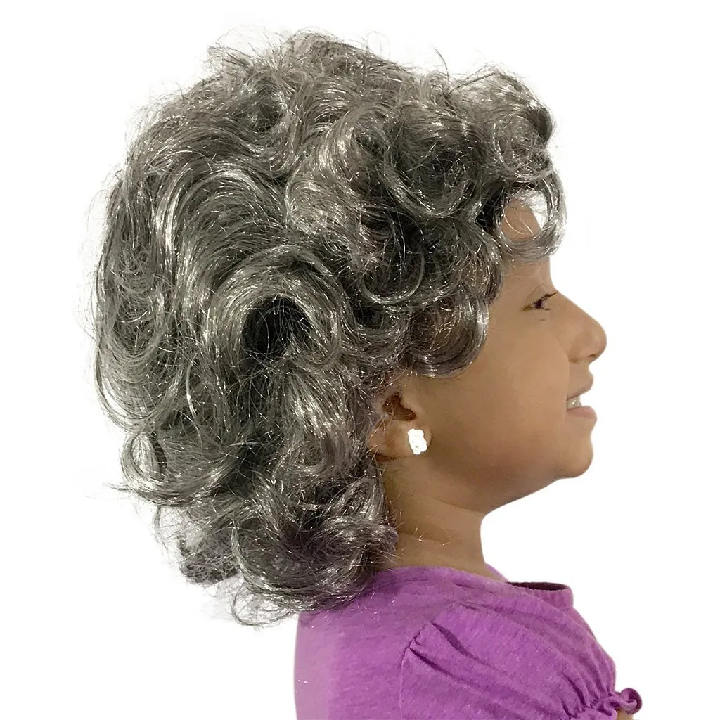 Silver/Gray Wig - Queen Elizabeth Wig