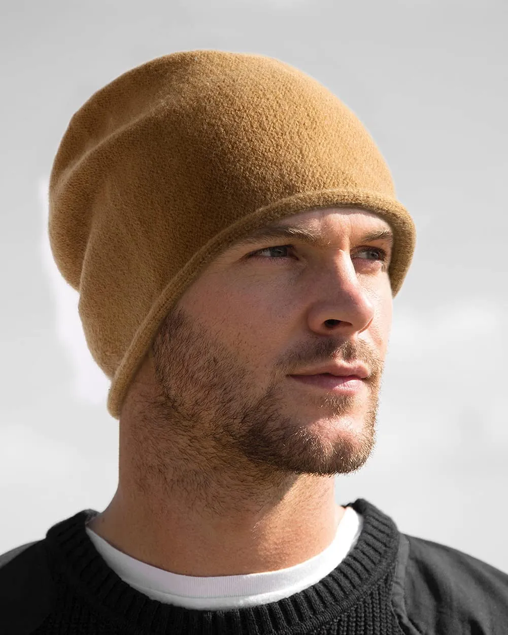 Slouchy Beanie Winter Cashmere Knitted Warm Hat