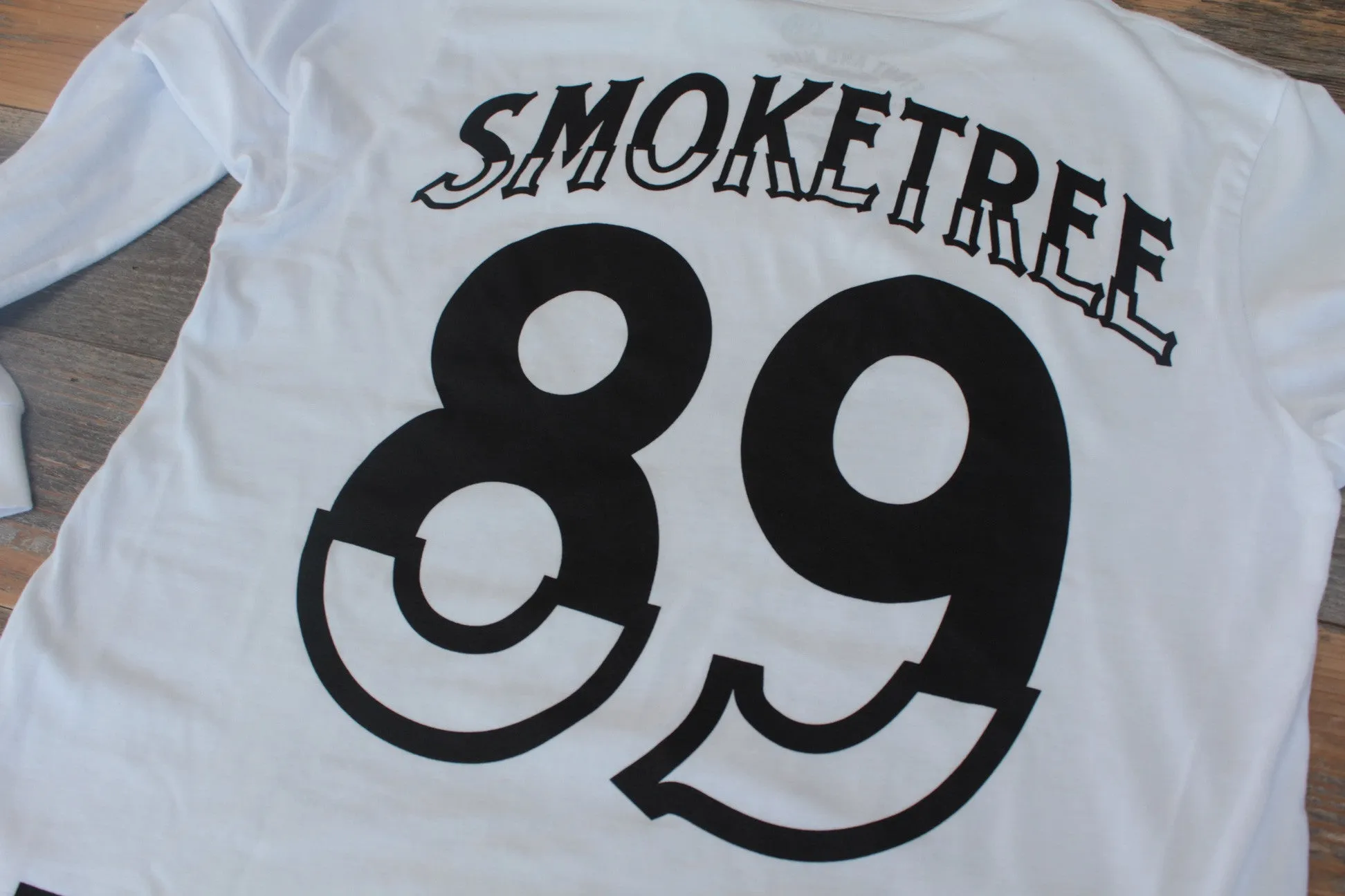 Smoke Tree Jersey Tee White L/S
