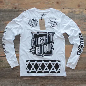 Smoke Tree Jersey Tee White L/S