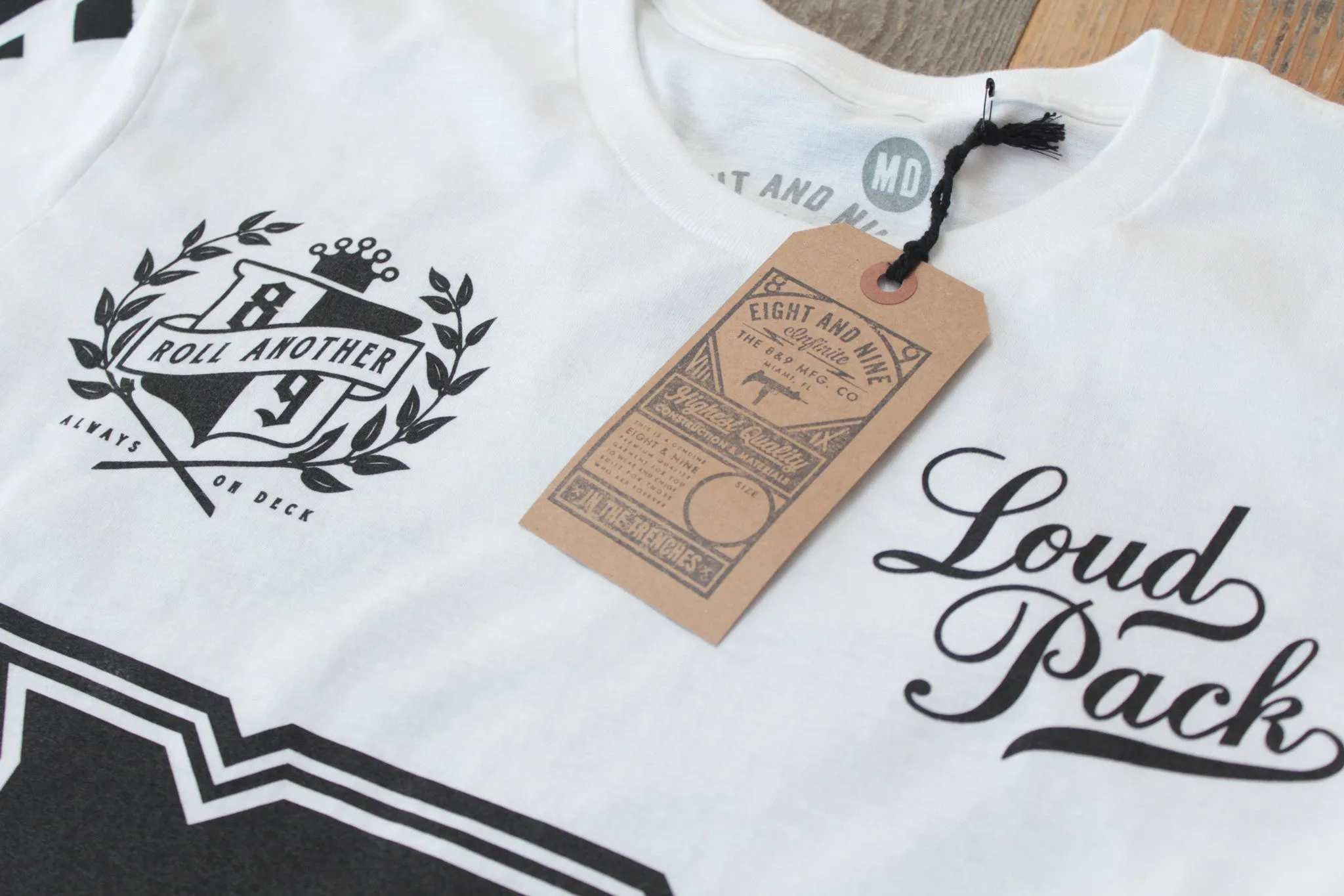 Smoke Tree Jersey Tee White L/S