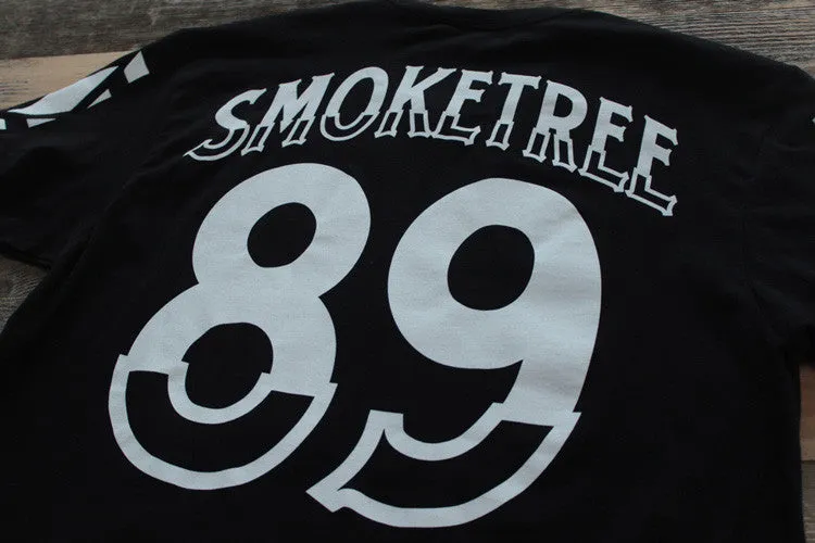 SmokeTree Hockey Jersey Tee Black