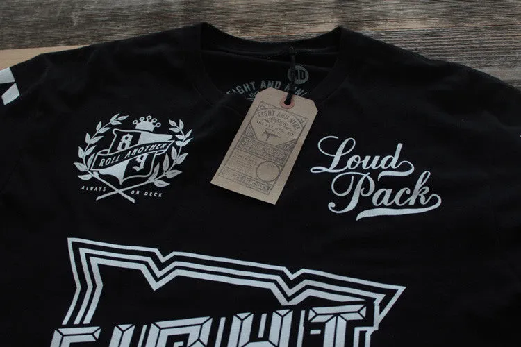 SmokeTree Hockey Jersey Tee Black