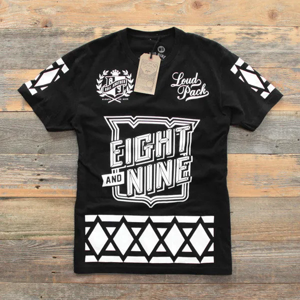 SmokeTree Hockey Jersey Tee Black