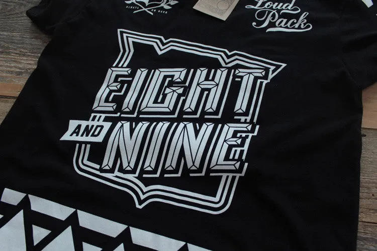 SmokeTree Hockey Jersey Tee Black