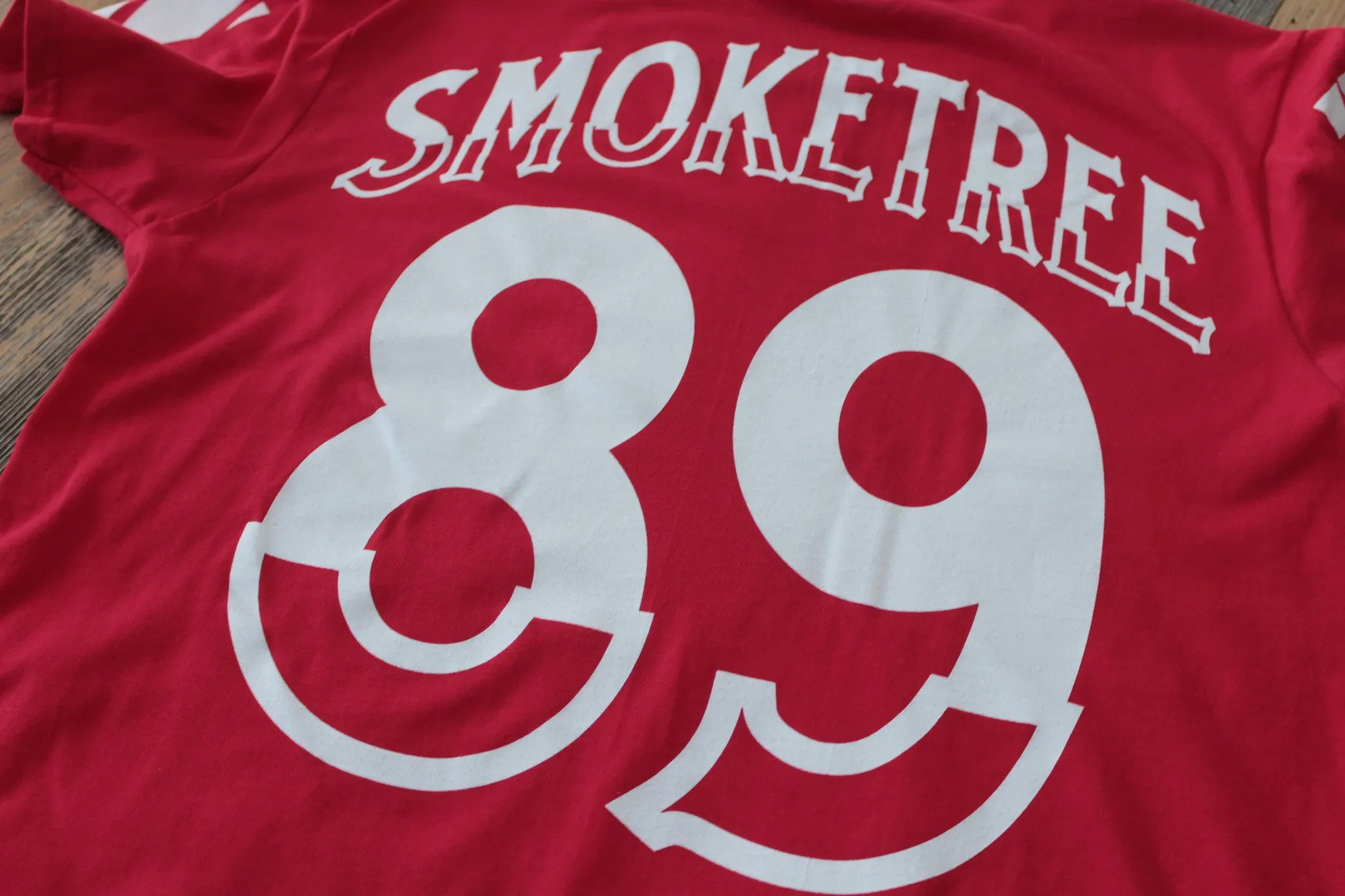 SmokeTree Hockey Jersey Tee Red