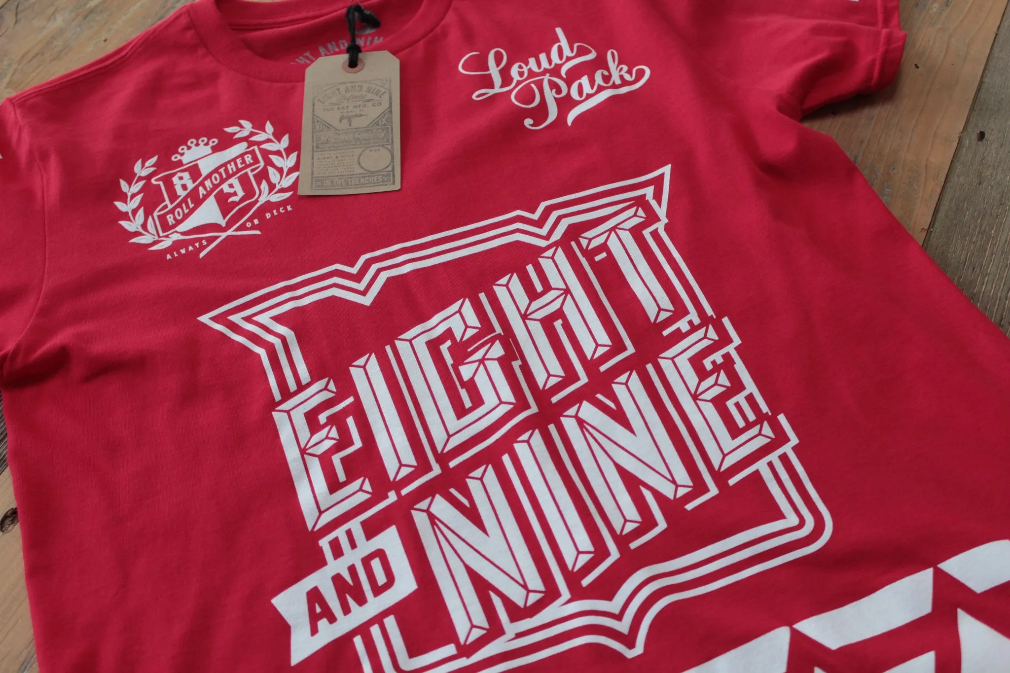 SmokeTree Hockey Jersey Tee Red