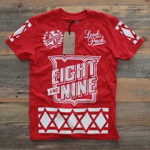SmokeTree Hockey Jersey Tee Red