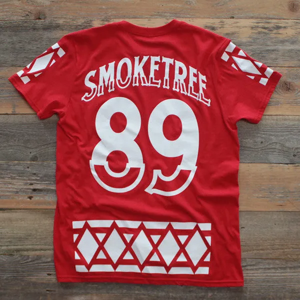 SmokeTree Hockey Jersey Tee Red