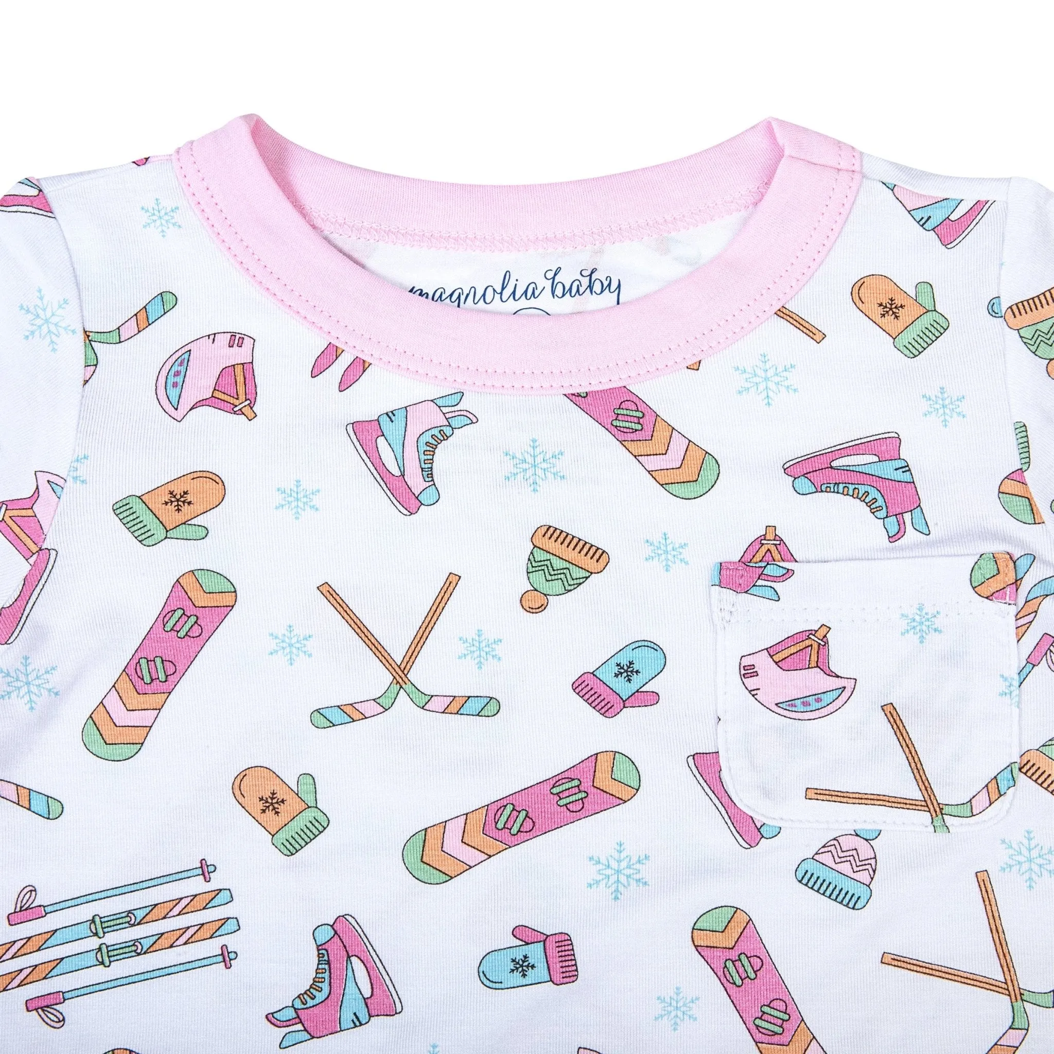 Snow Ready! Long Pajamas - Pink