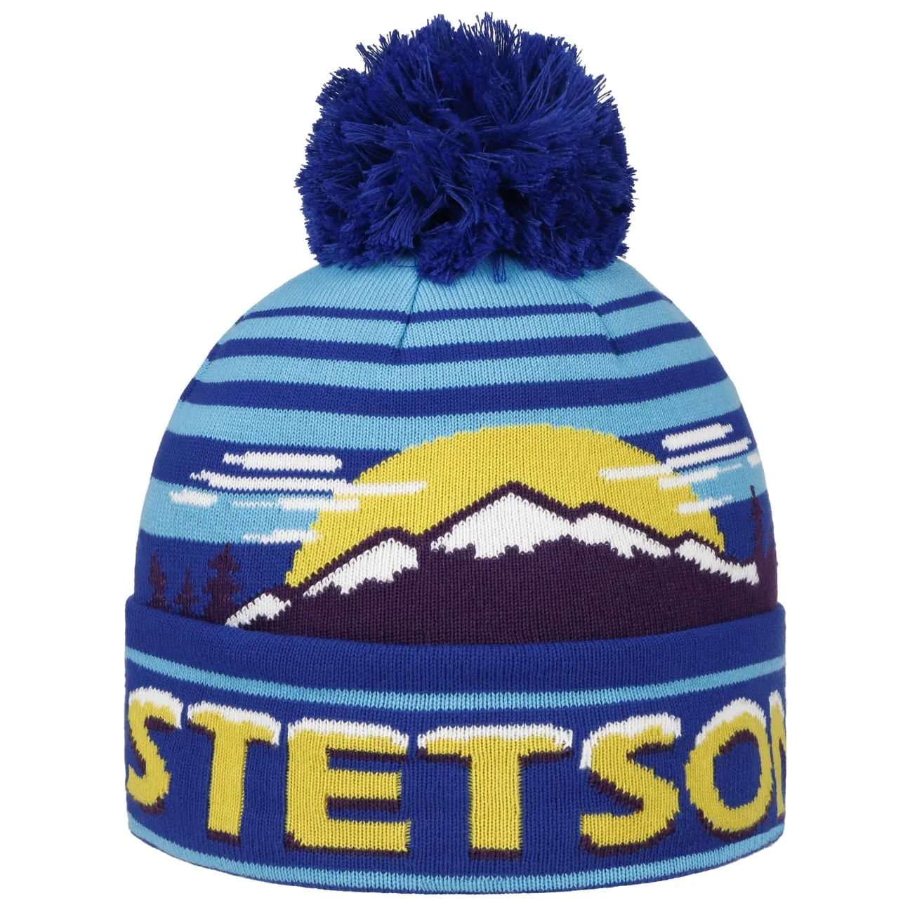 Snowy Mountains Freestyle Beanie Hat by Stetson