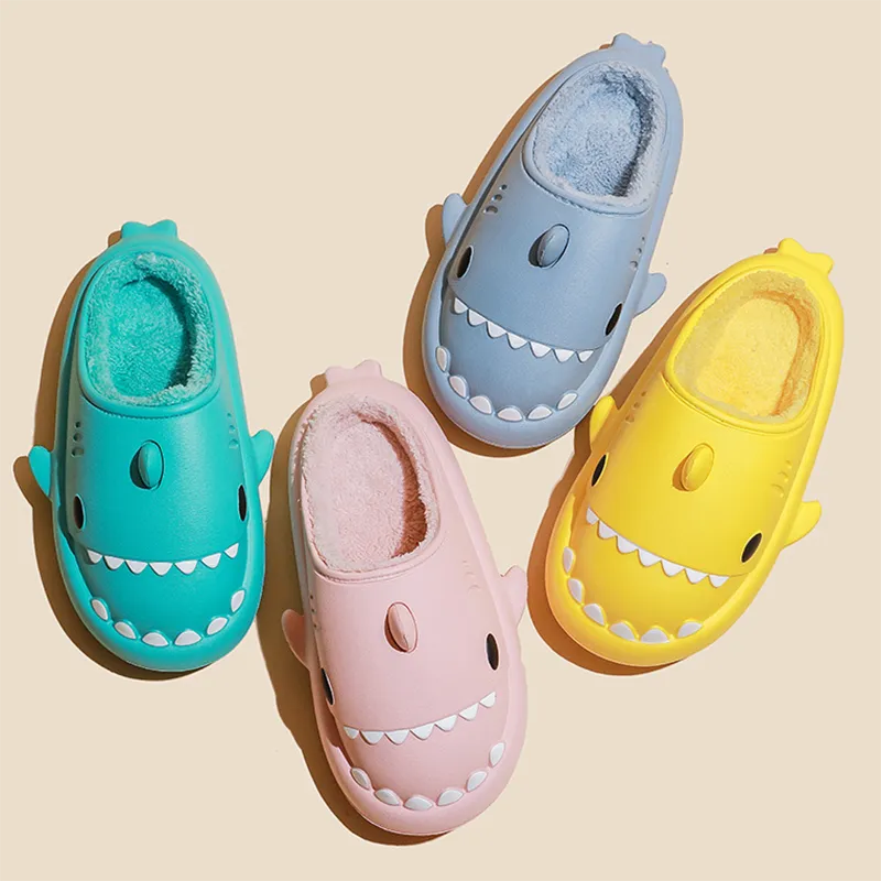 Soft Bottom Cartoon Shark clogs House Shoes | Brodtica.com