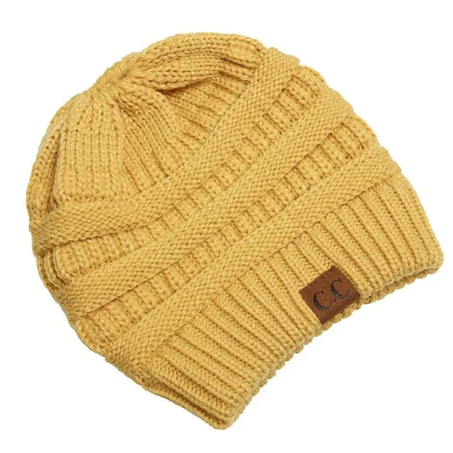 Soft Knit Ponytail Beanie 2018