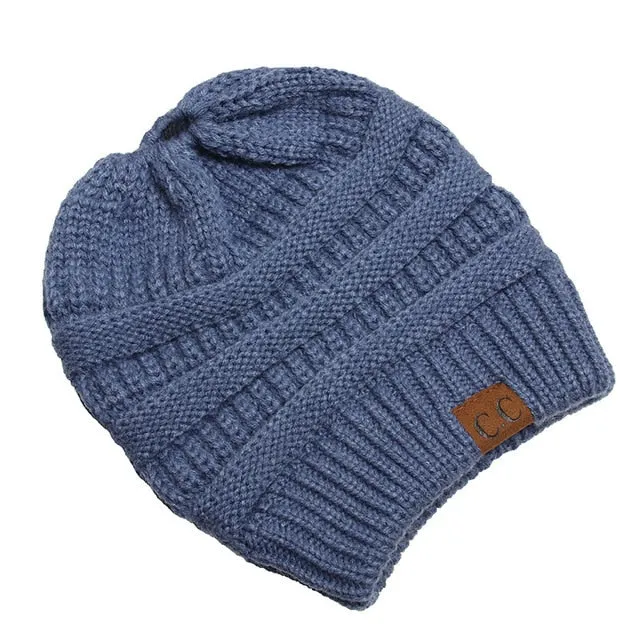 Soft Knit Ponytail Beanie 2018