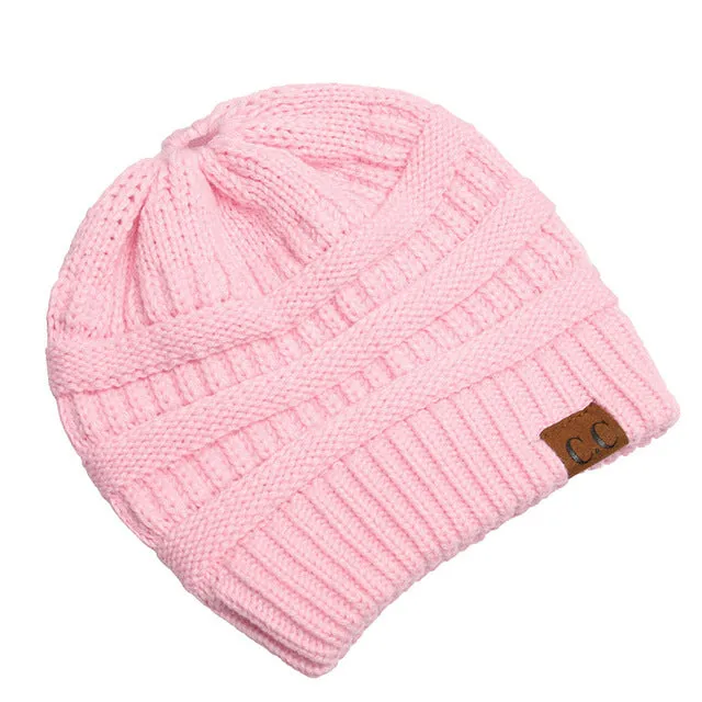 Soft Knit Ponytail Beanie 2018
