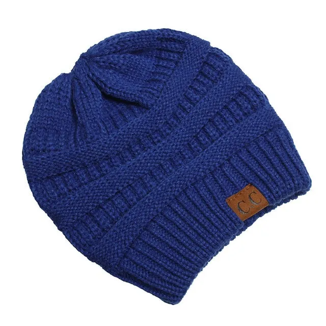 Soft Knit Ponytail Beanie 2018
