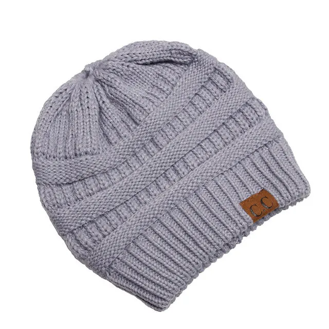 Soft Knit Ponytail Beanie 2018