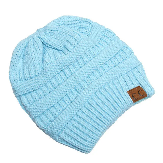Soft Knit Ponytail Beanie 2018