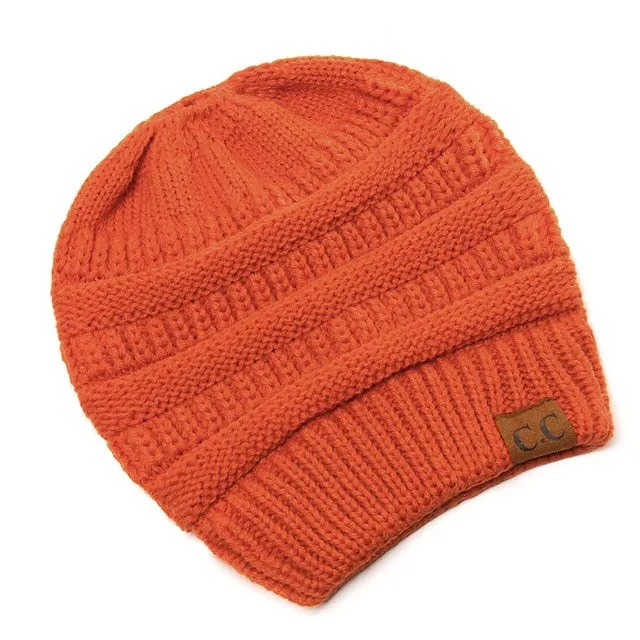 Soft Knit Ponytail Beanie 2018