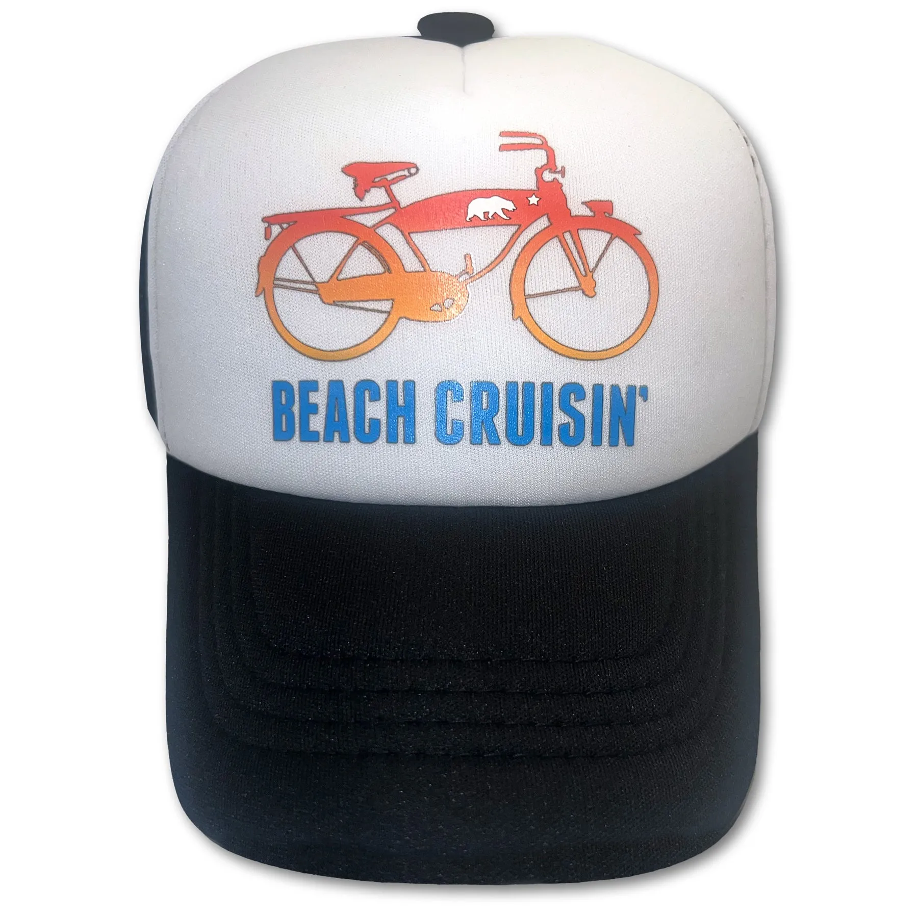 Sol Baby Beach Cruisin' Bicycle Black Trucker Hat
