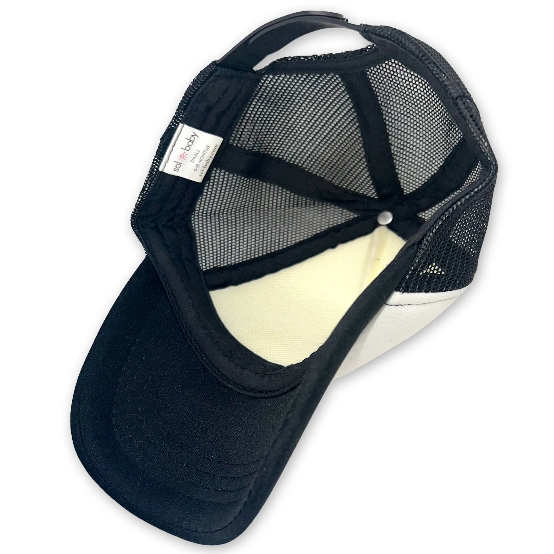 Sol Baby Beach Cruisin' Bicycle Black Trucker Hat