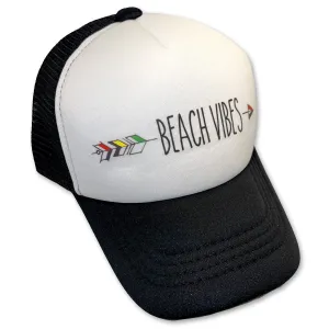 Sol Baby Beach Vibes Black Trucker Hat