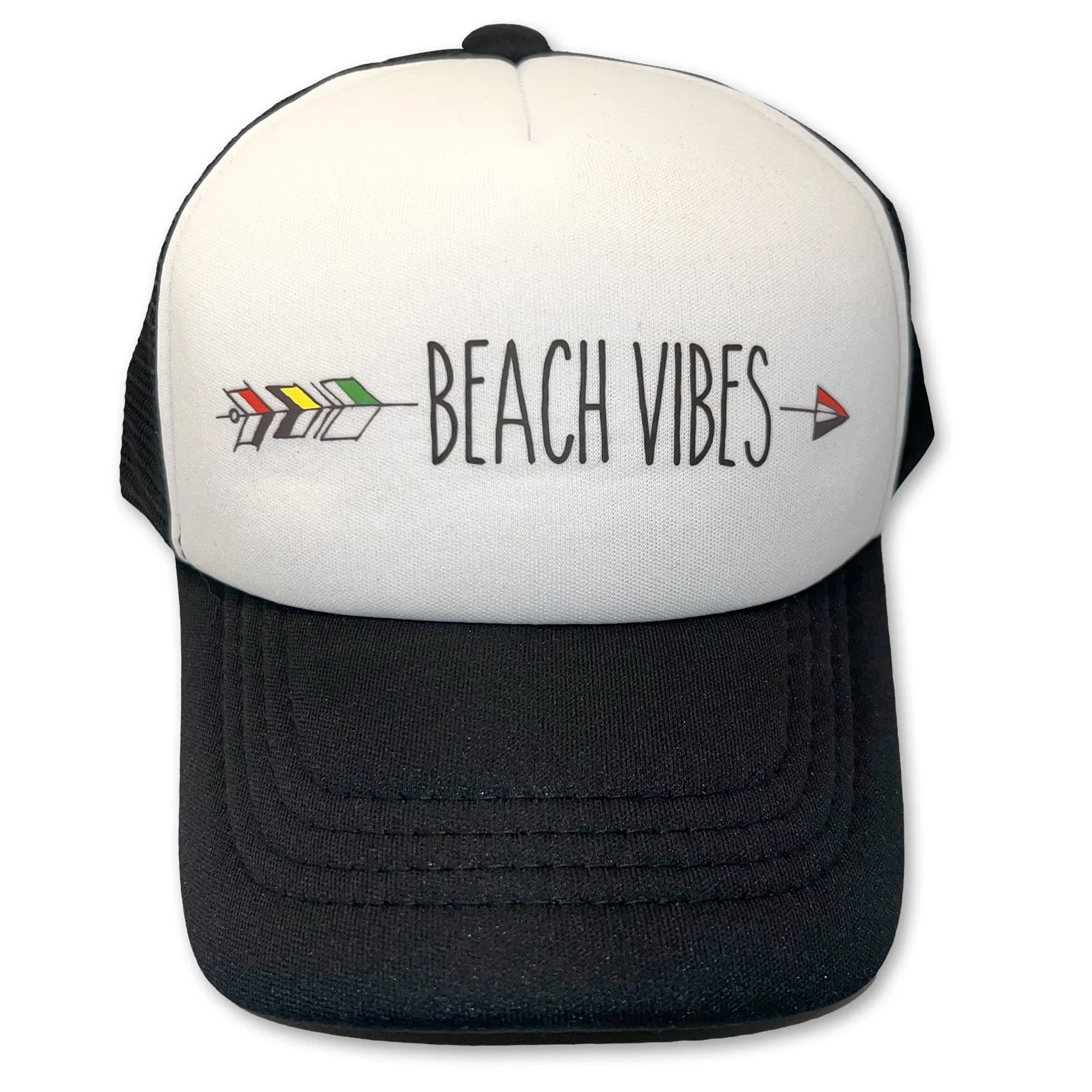 Sol Baby Beach Vibes Black Trucker Hat