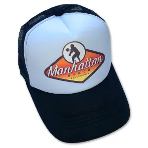 Sol Baby Manhattan Beach Volleyball Badge Trucker Hat