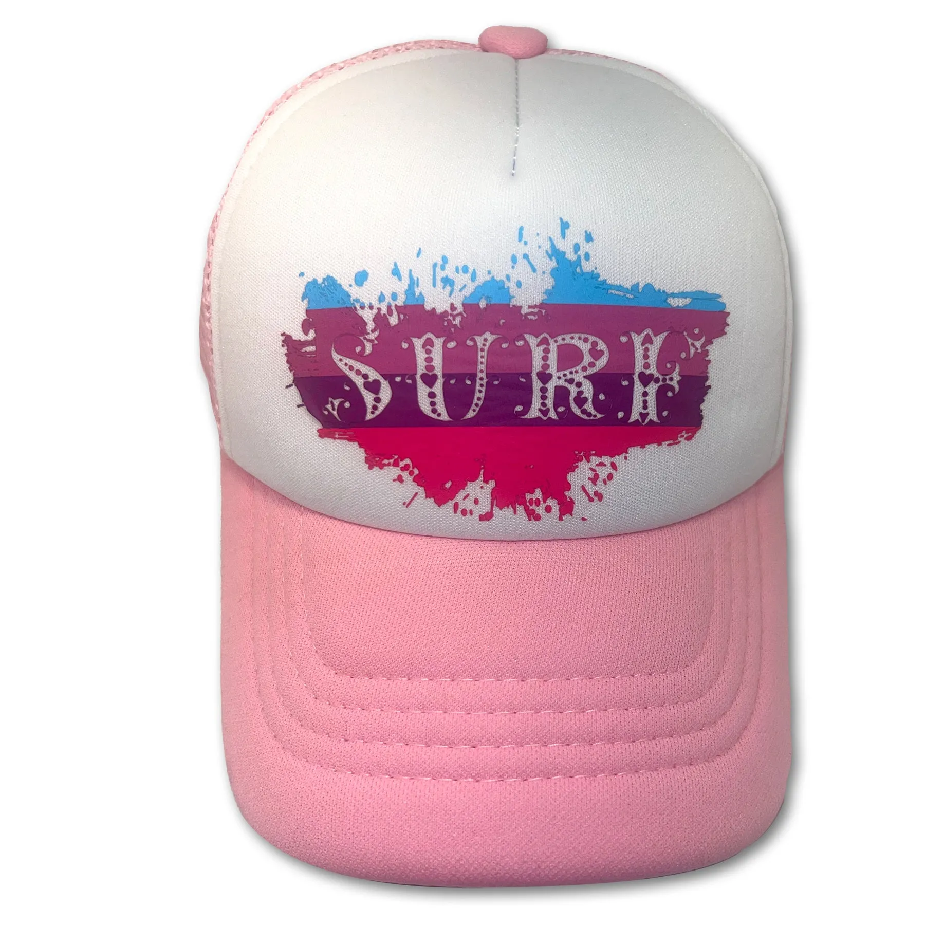 Sol Baby Surf Splash Pink Trucker Hat
