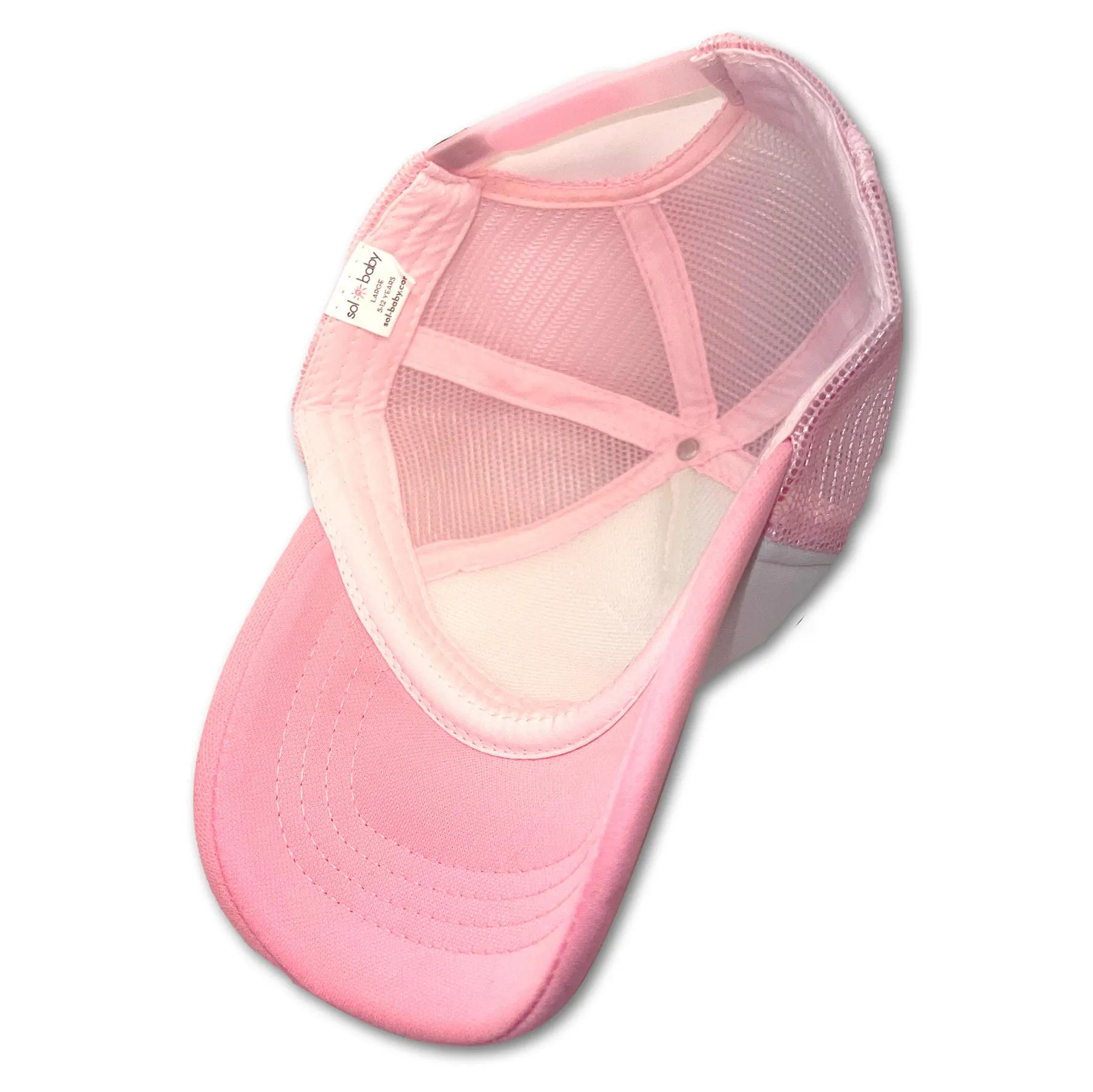Sol Baby Surf Splash Pink Trucker Hat