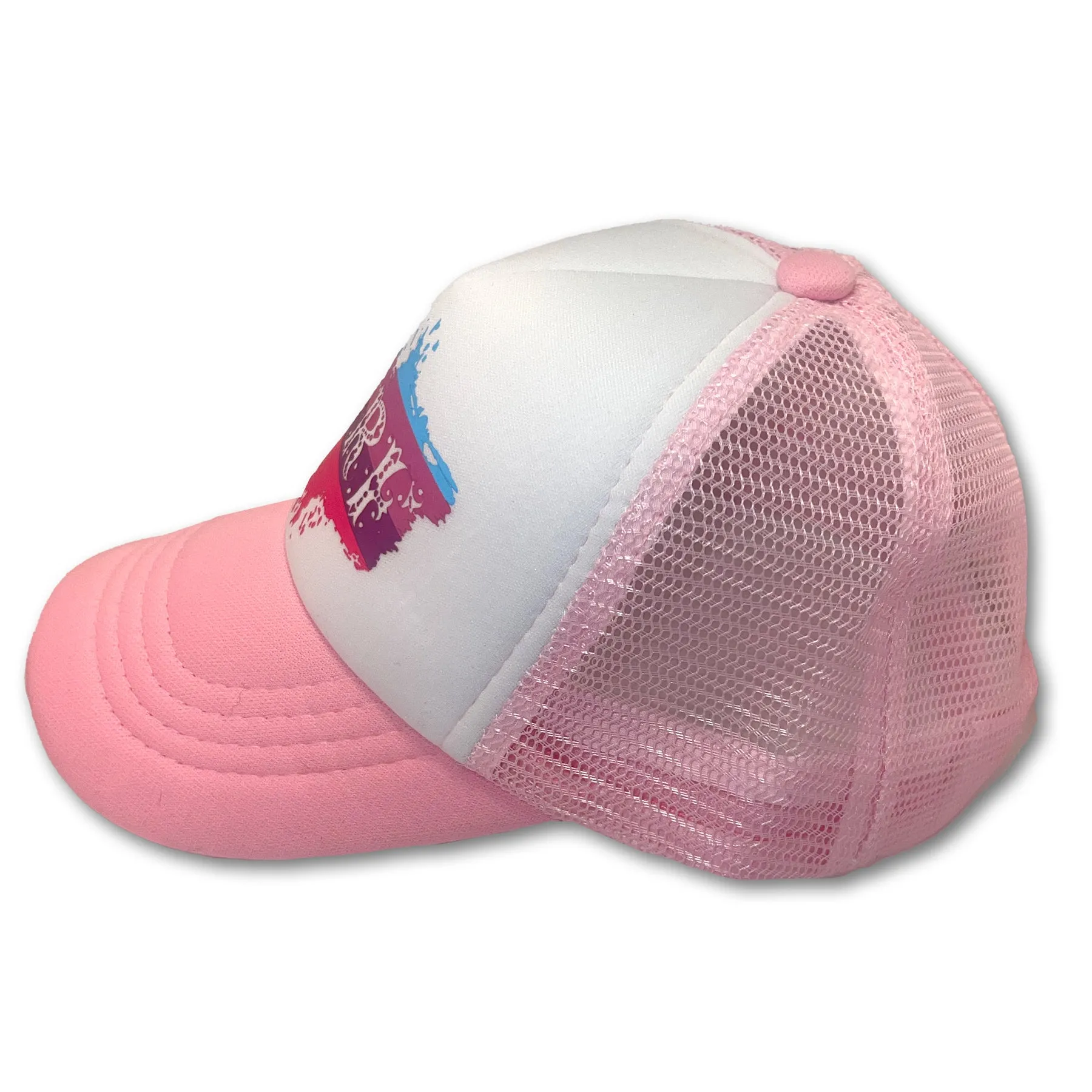 Sol Baby Surf Splash Pink Trucker Hat