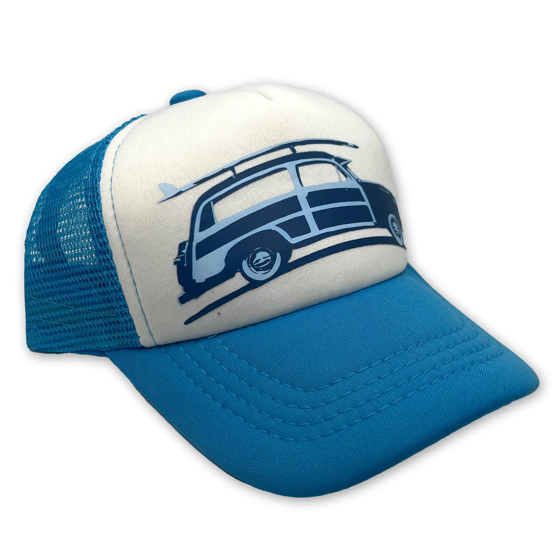 Sol Baby Surf Woodie Wagon Aqua Trucker Hat