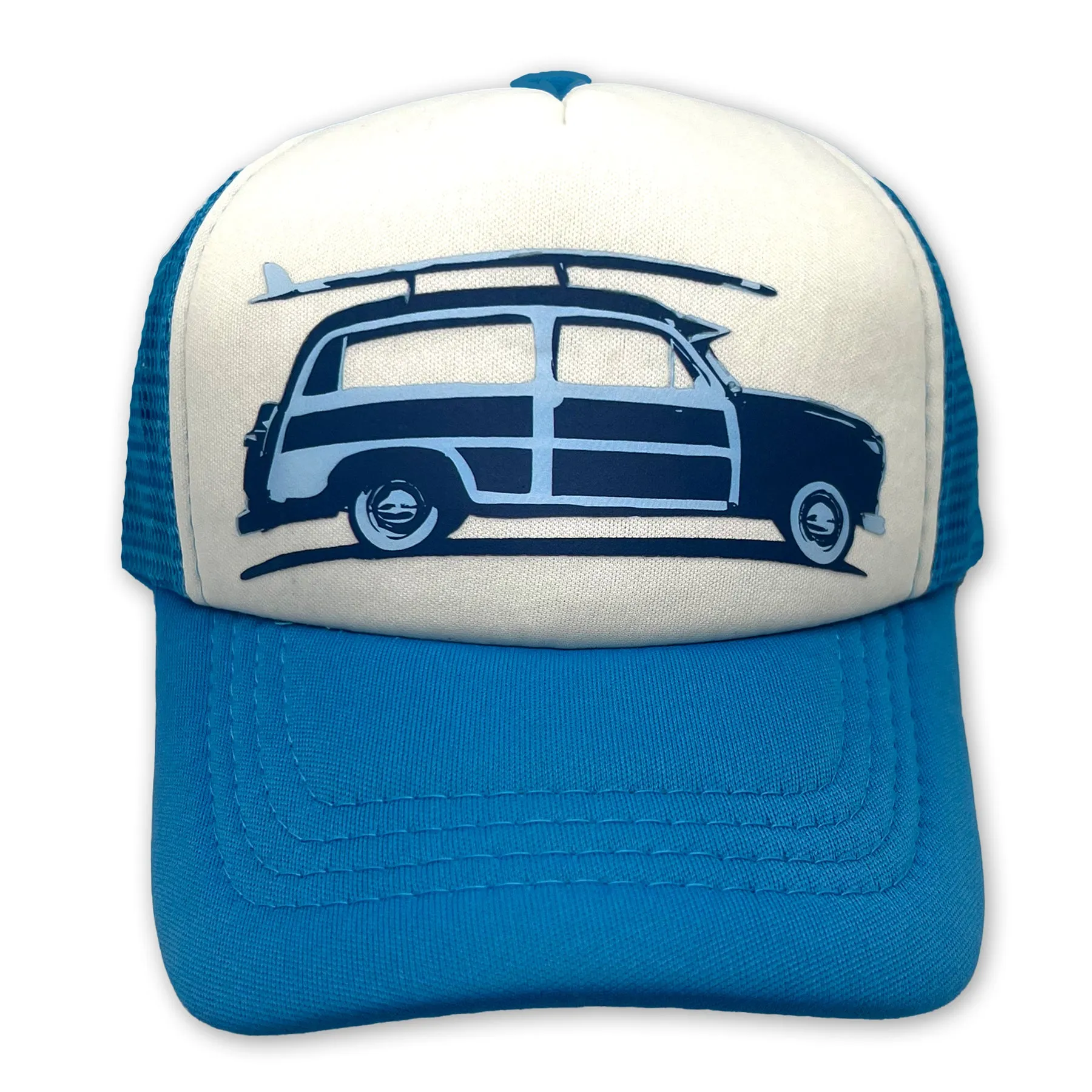 Sol Baby Surf Woodie Wagon Aqua Trucker Hat