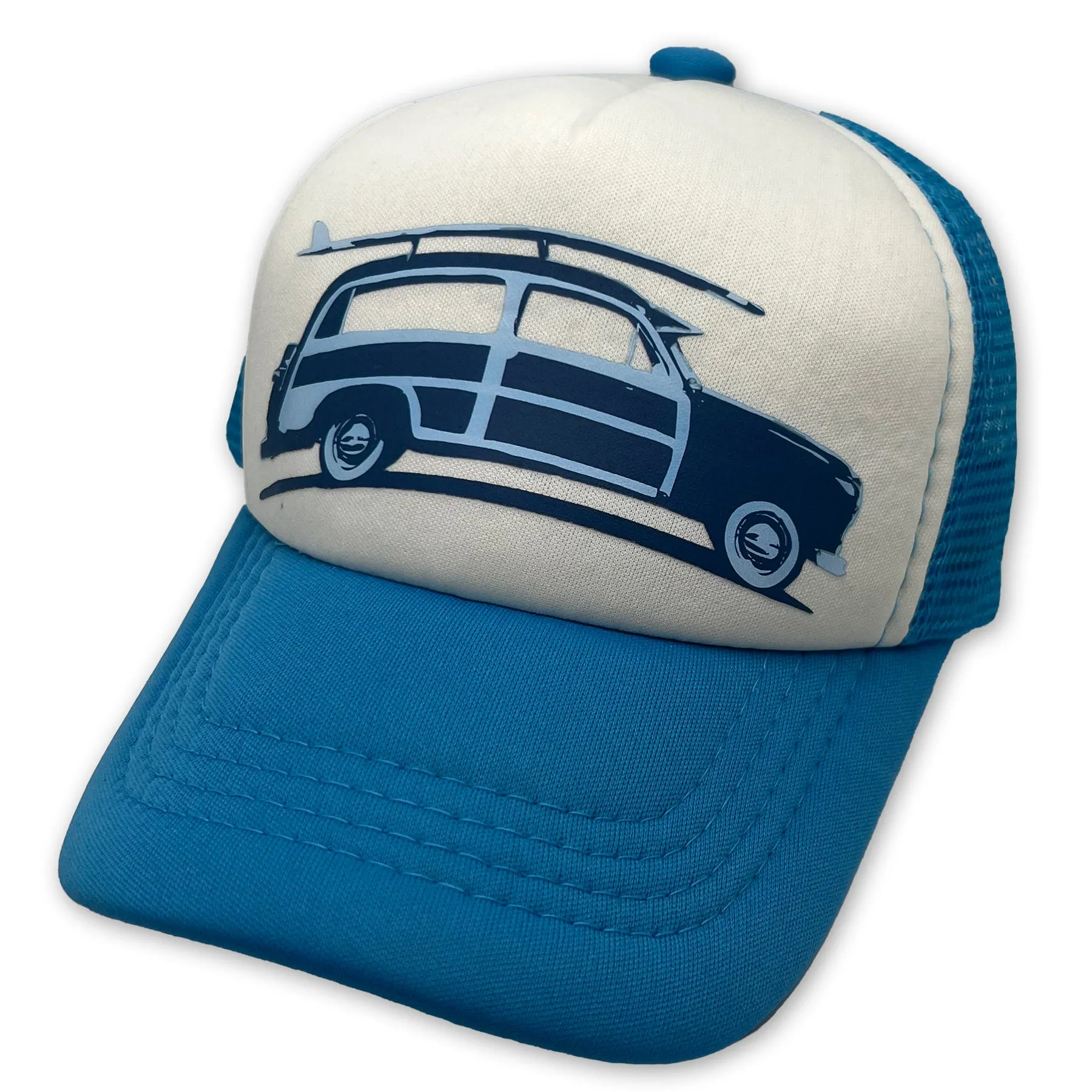 Sol Baby Surf Woodie Wagon Aqua Trucker Hat
