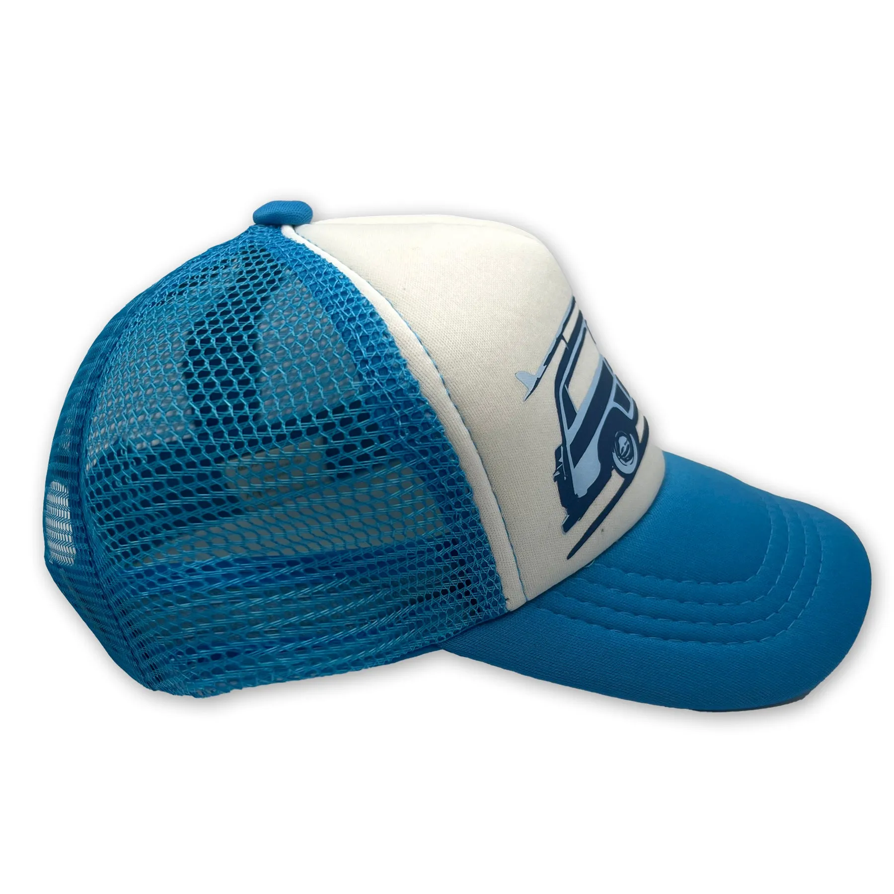 Sol Baby Surf Woodie Wagon Aqua Trucker Hat