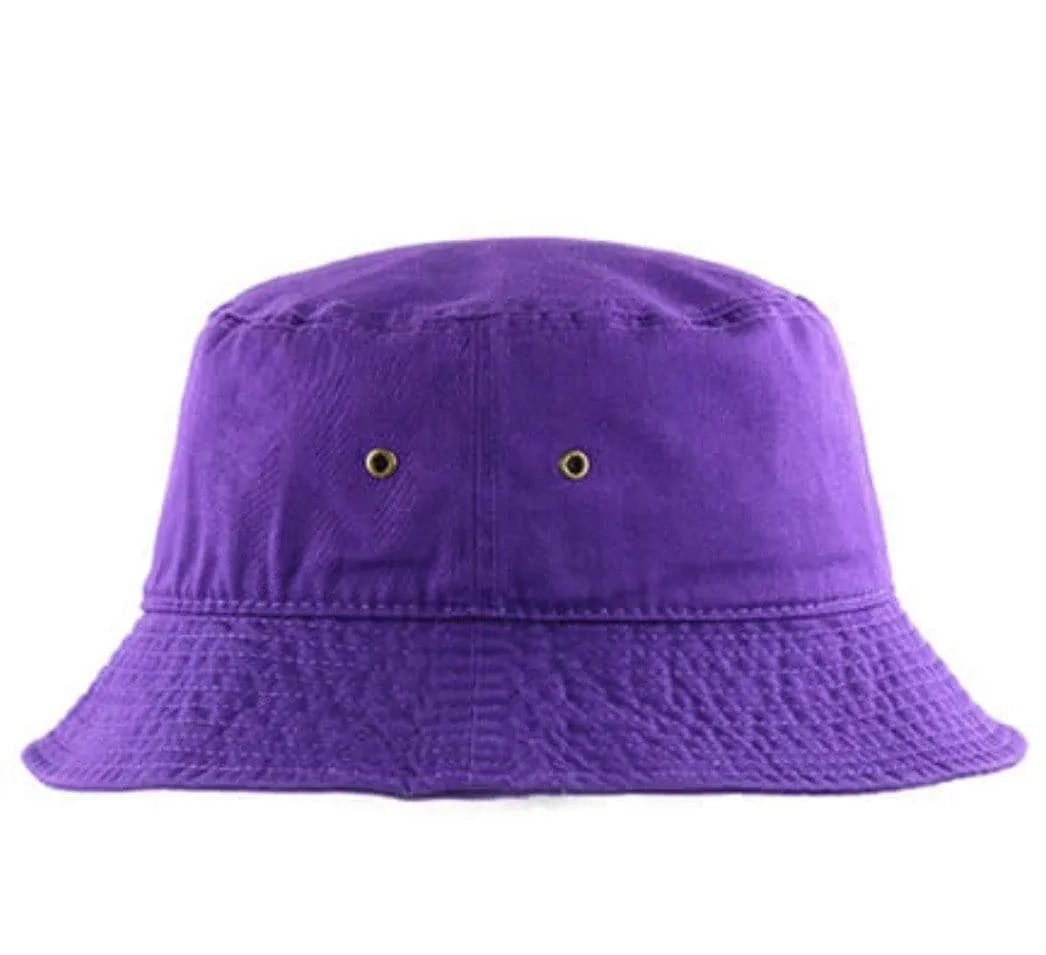 Solid Bucket Fitted Hat