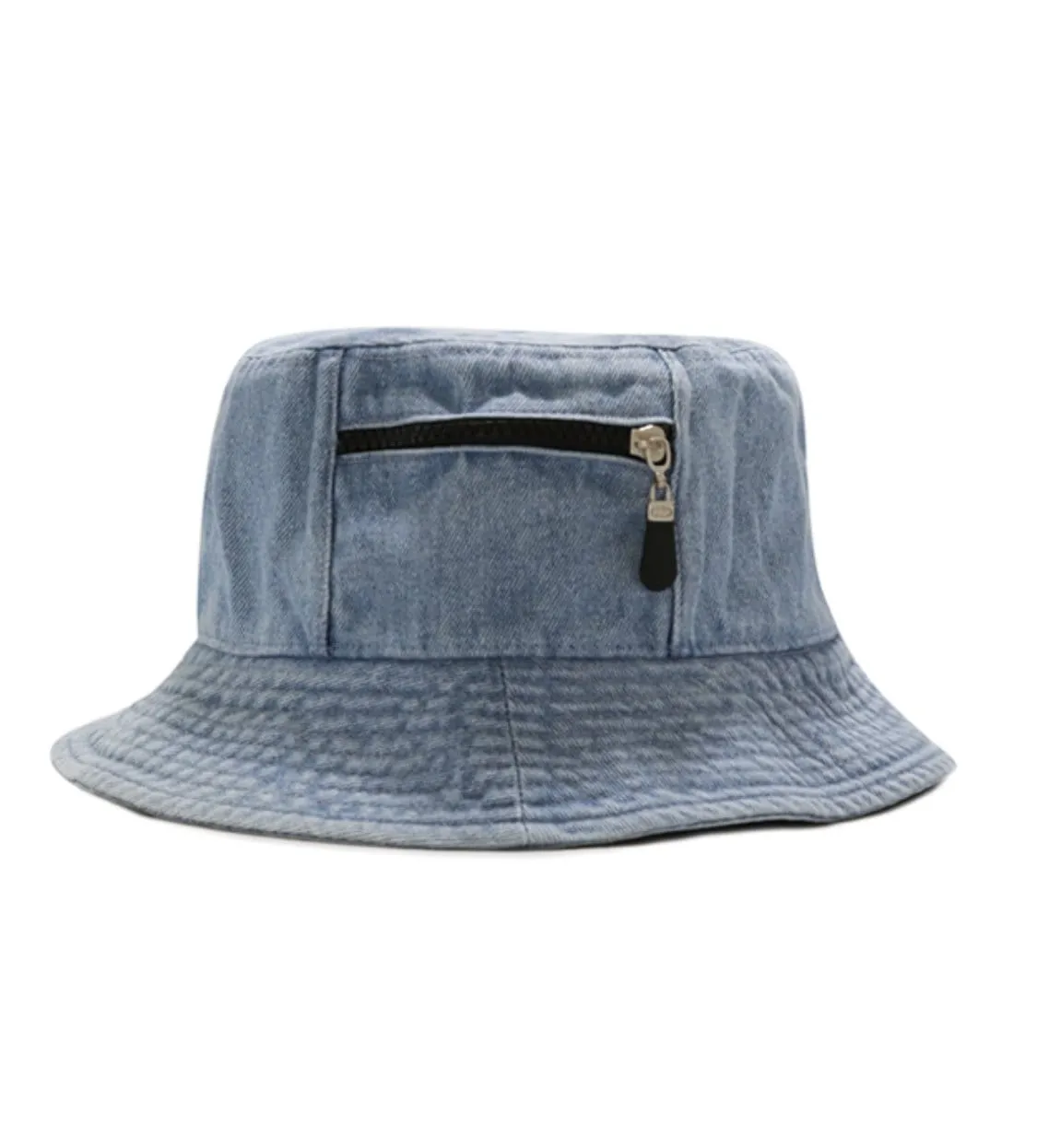 Solid Bucket Fitted Hat