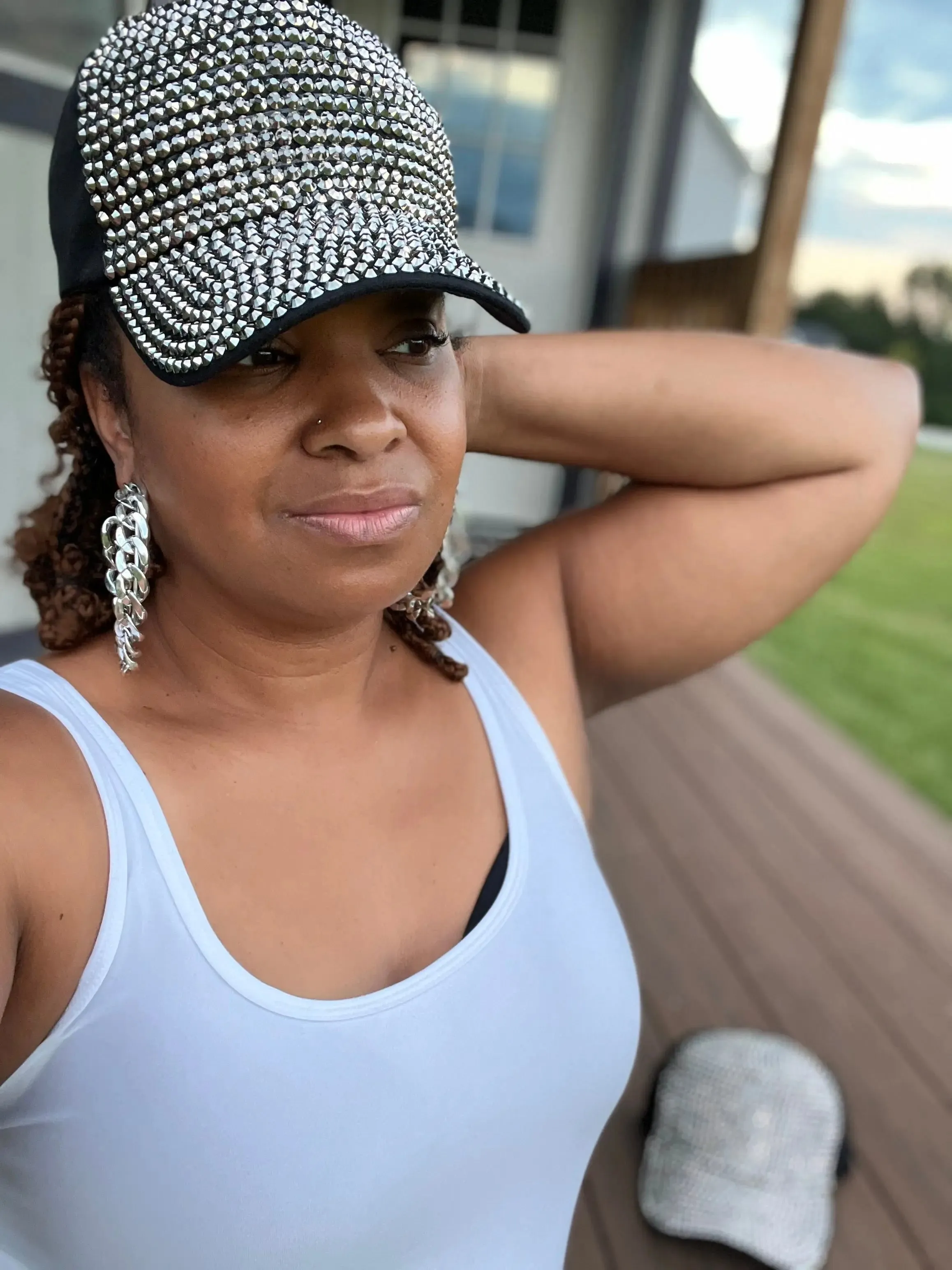Sparkle Rhinestone Baseball Cap