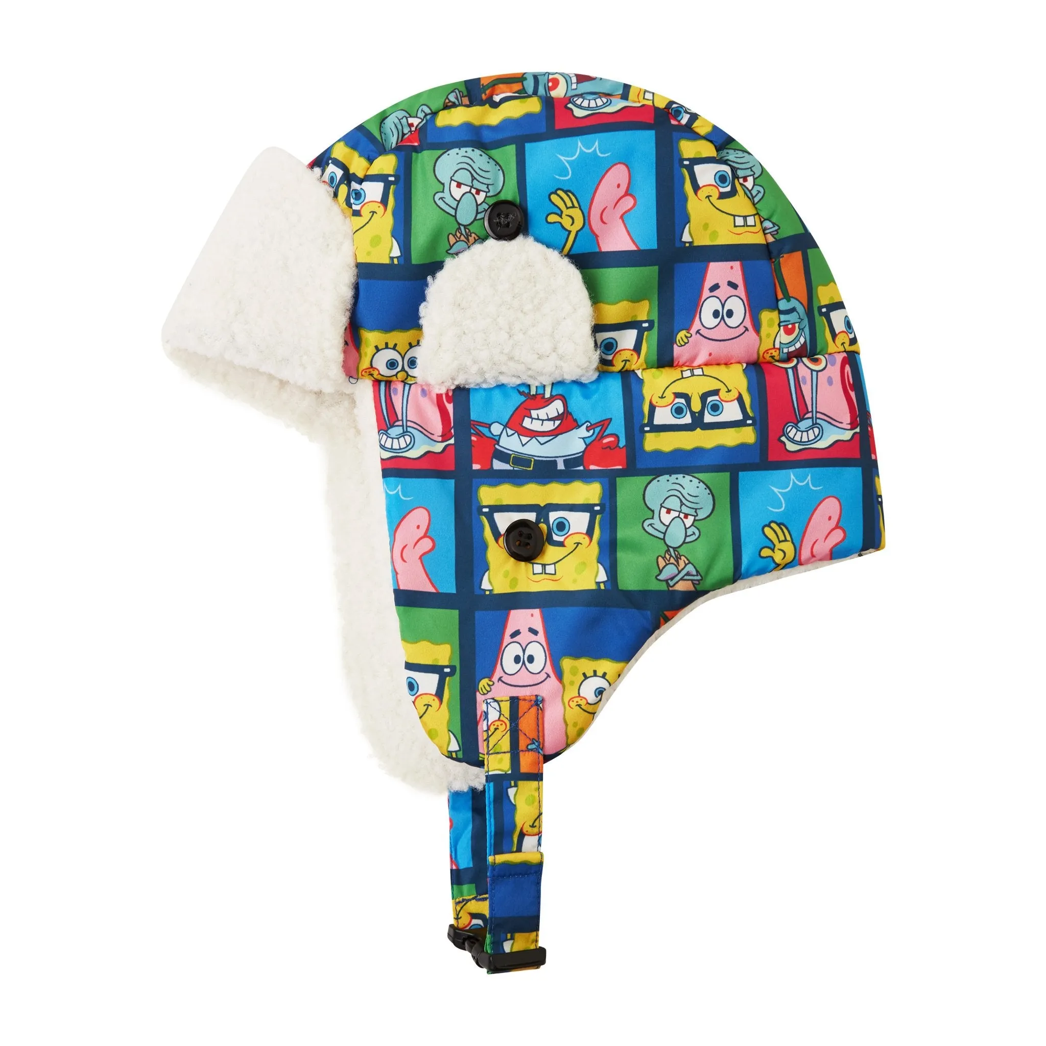 SpongeBob SquarePants™ x Andy & Evan® | Kids Trapper Hat | Character Collage