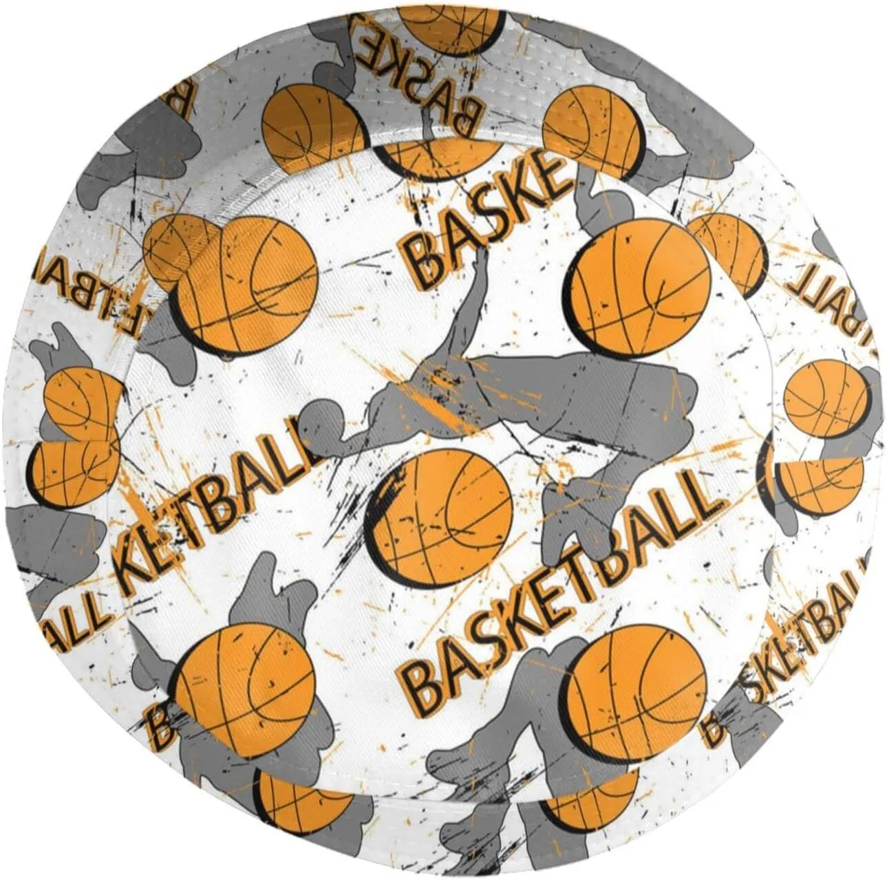 Sports Basketball Bucket Hat Wide Brim UV Protection Sun Hat Boonie Hats Fishing Hiking Outdoor Hats for Men and Women