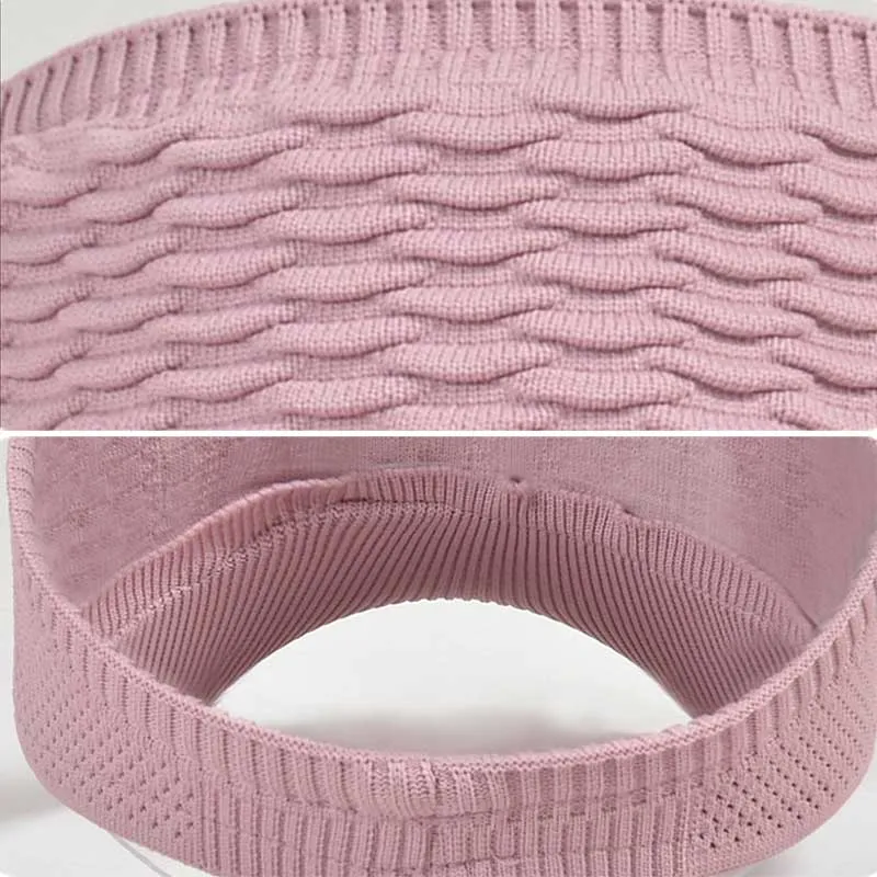 Sporty Empty Top Outdoor Summer Sun Visor for Women
